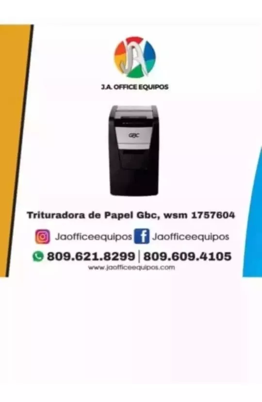 Trituradora De Papel Gbc