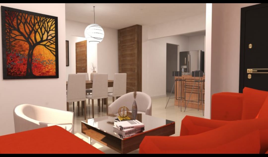 Apartamento Listo en venta de 3 hab. en torre en Manoguayabo, Santo Domingo Oeste.
