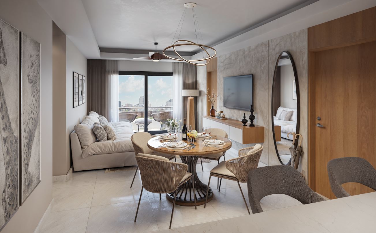 Apartamento de en Venta en La Autopista San Isidro 1 hab. Nuevos a estrenar, Santo Domingo Este.