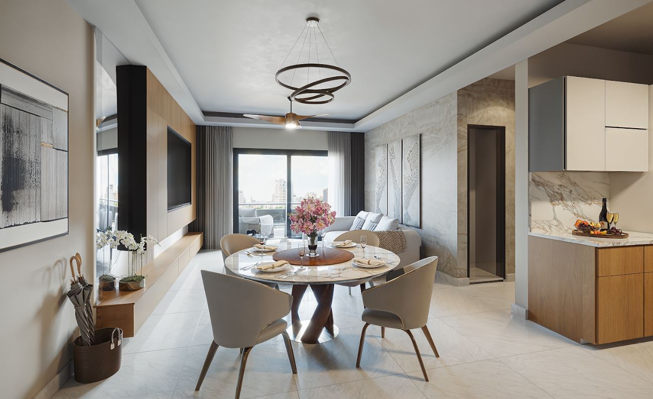 Apartamento En Venta de 3 Habitaciones en La Autopista de San Isidro, Santo Domingo Este.