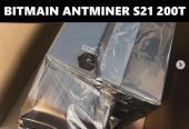 Bitcoin Miner S21 BTC/BCH/BSV SHA256 200T in stock : $500 USDT