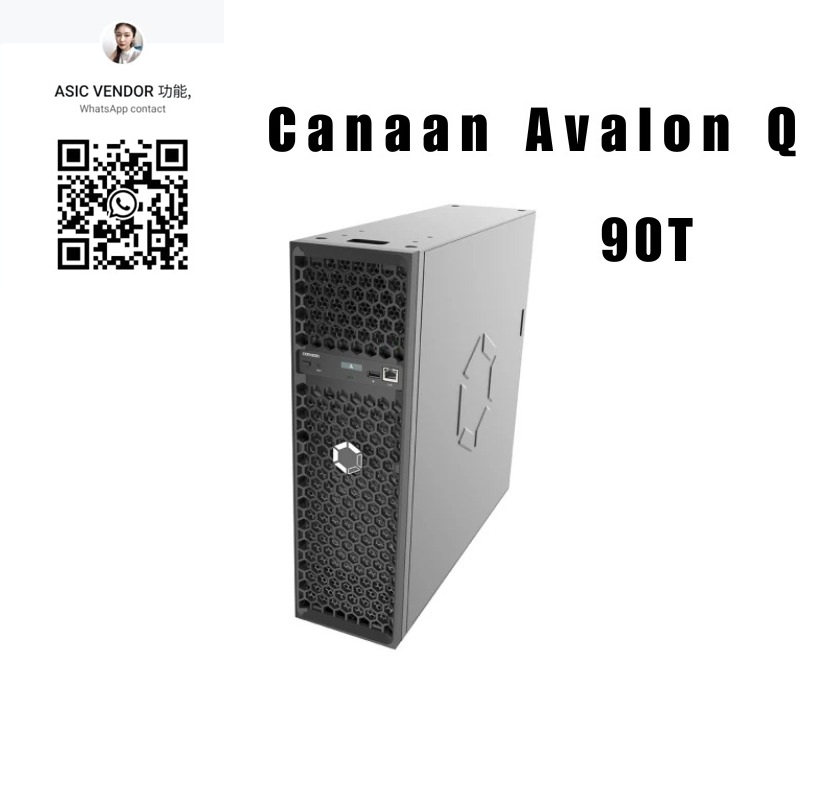 Buy Bitcoin miner server Canaan Avalon Q 90T BTC free shipping In stock $500usdt