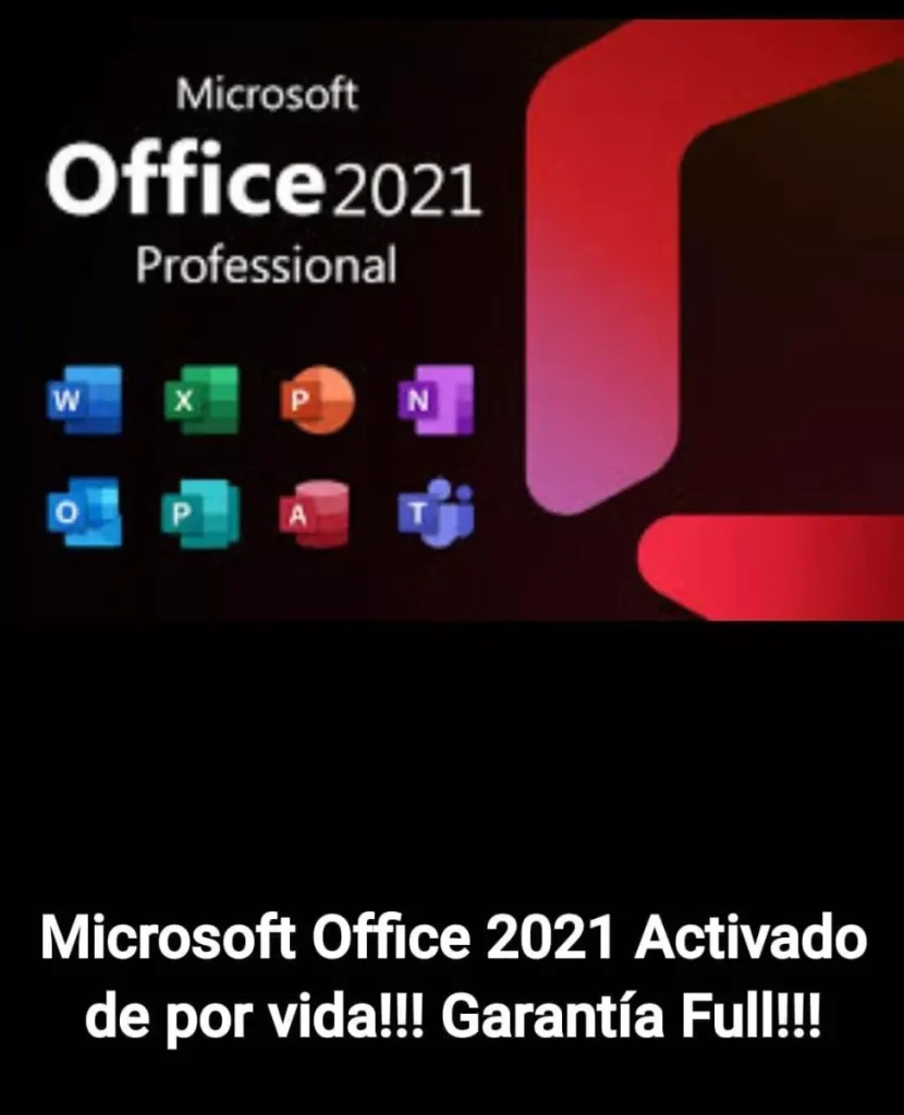 Instalación De Office 2021 Para Windows Y Mac Full Licencia en República Dominicana