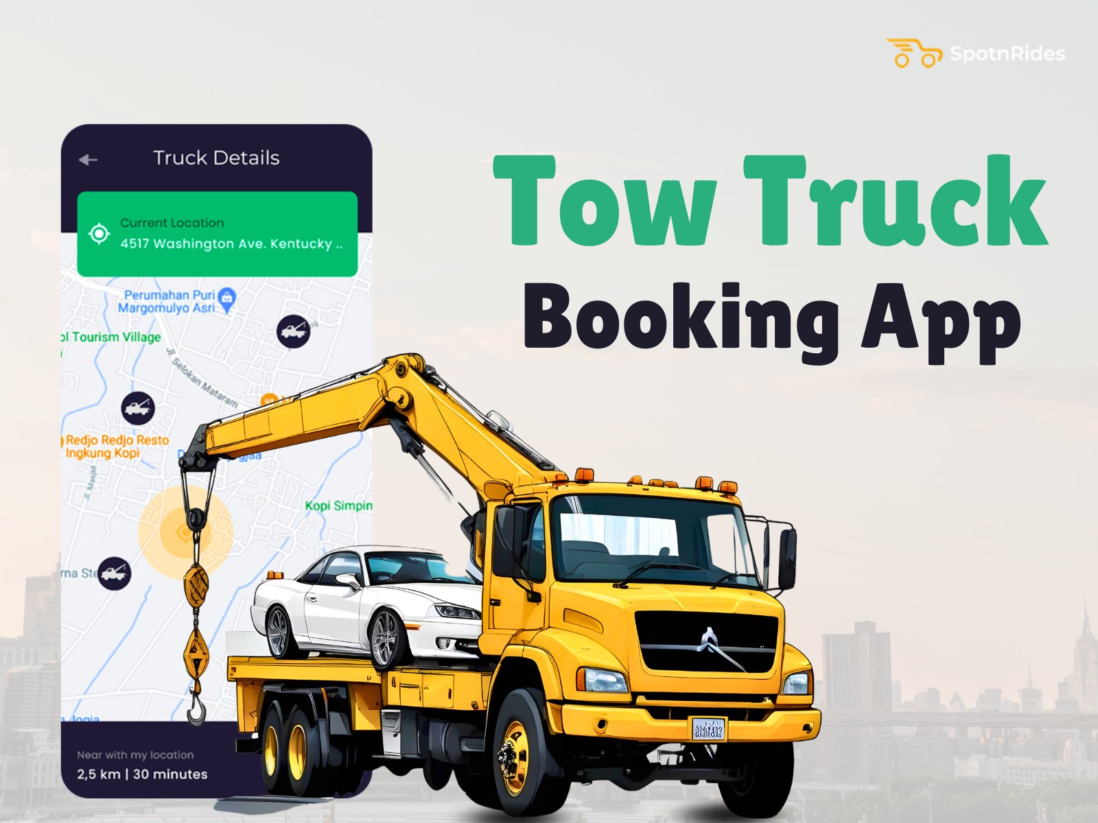 Uber for Tow Truck App – On-Demand Towing & Roadside Assistance Solution